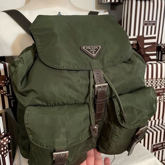 Prada double front pocket backpack - medium - Picture 5 of 9